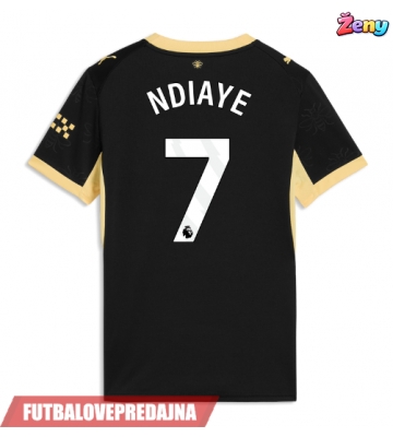 Lacne Ženy Futbalové dres Manchester City Iliman Ndiaye #7 2026-27 Krátky Rukáv - Preč